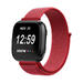 Bracelet nylon Fitbit Versa (rouge)