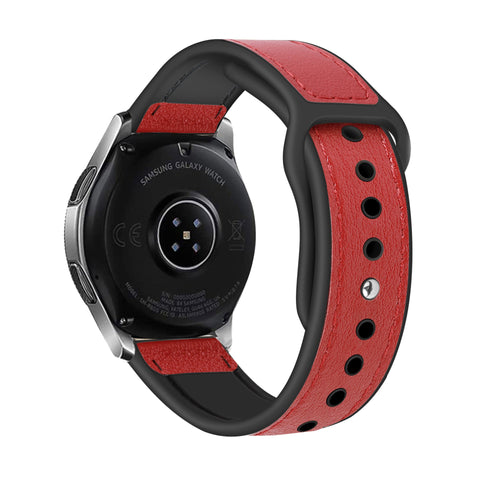 Amazfit GTS 4 Leather Hybrid Strap (Red)