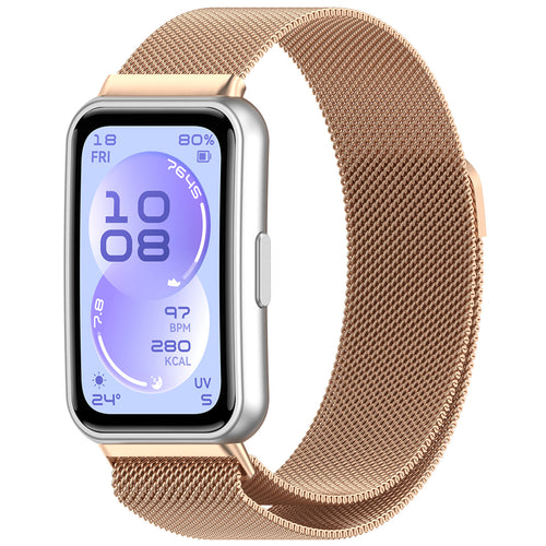 Bracelet milanais Huawei Band 11 Pro (or rose)