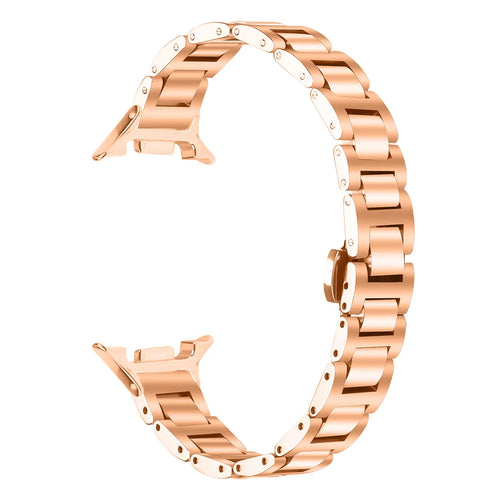Bracelet acier fin Samsung Galaxy Watch 8 Classic (or rose)