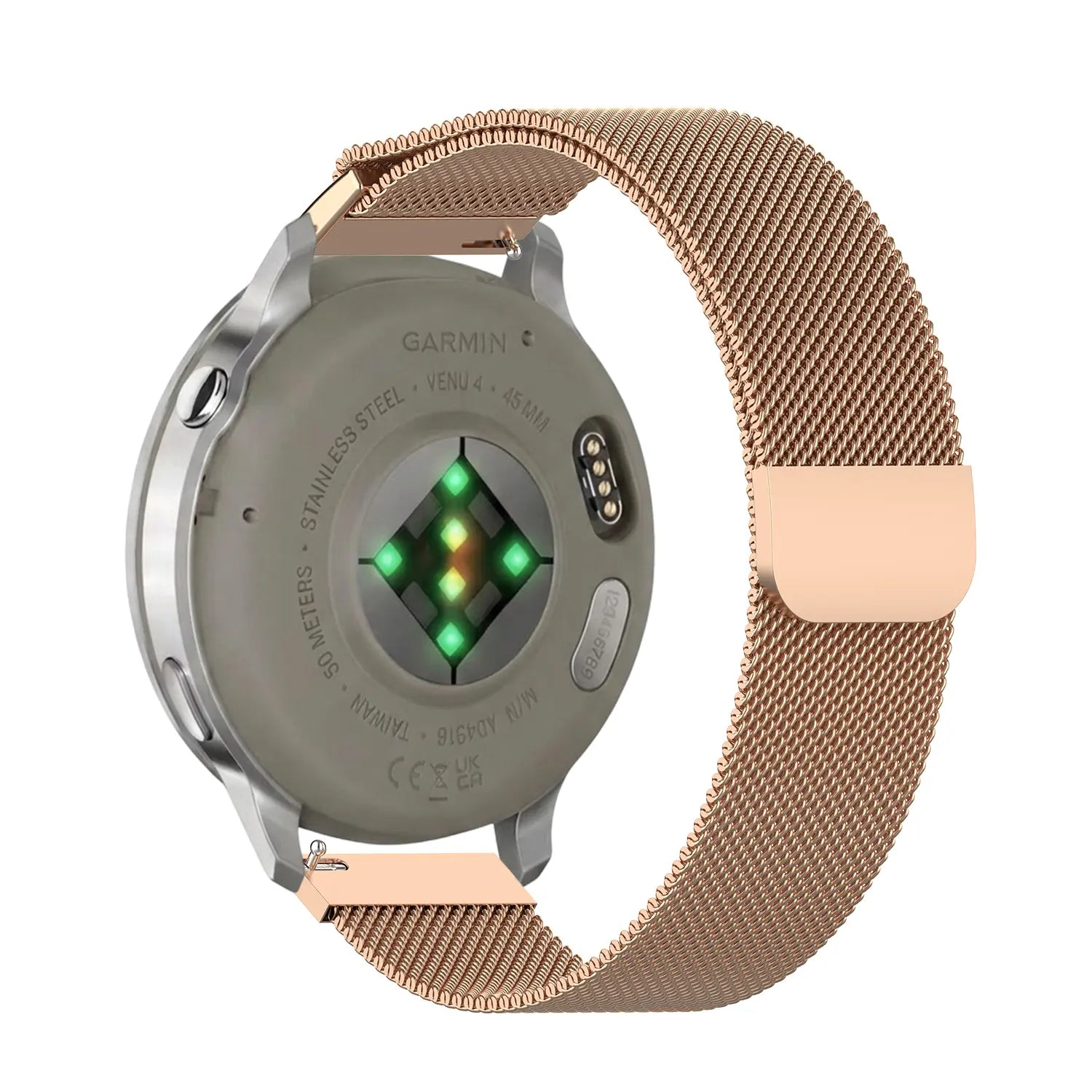 Bracelet milanais Garmin Forerunner 170 (or rose)