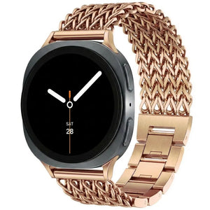 Samsung Galaxy Watch 8 Classic Metal Mesh Strap (Rose Gold)