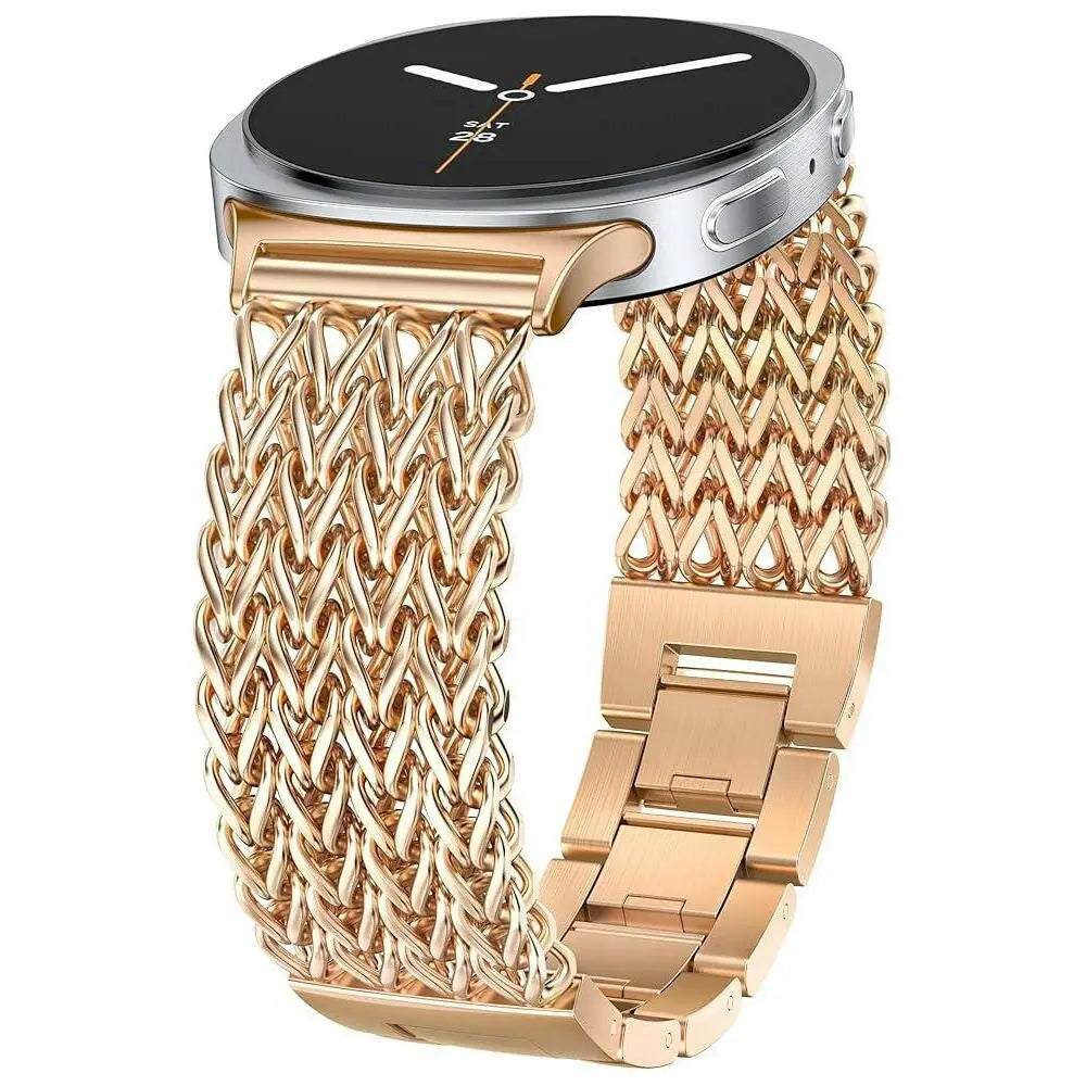 Samsung Galaxy Watch 8 - 44mm Metal Mesh Strap (Rose Gold)