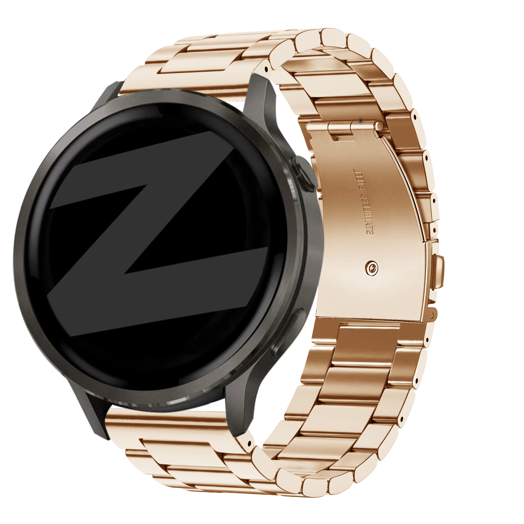 Garmin Forerunner 265s Steel Strap 'Classic' (Rose Gold)