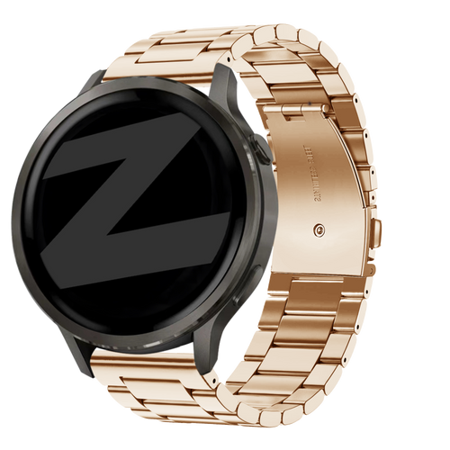 Bandz Garmin Approach J1 Steel Strap 'Classic' (Rose Gold)