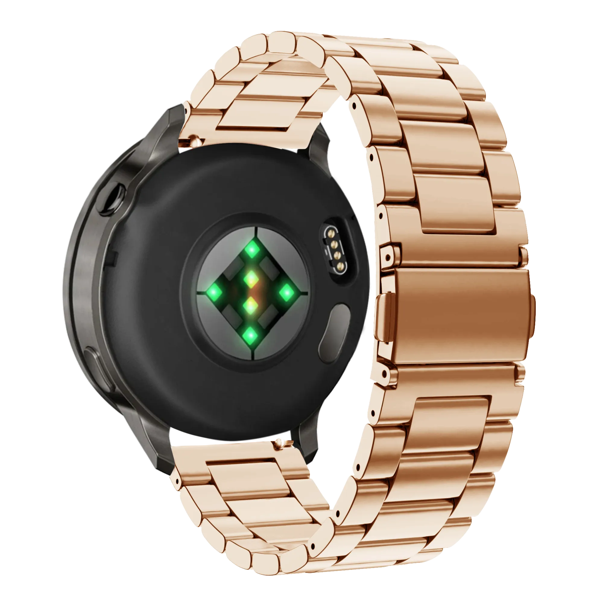 Bandz Bracelet acier 'Classic' Garmin Bounce 2 (or rose)