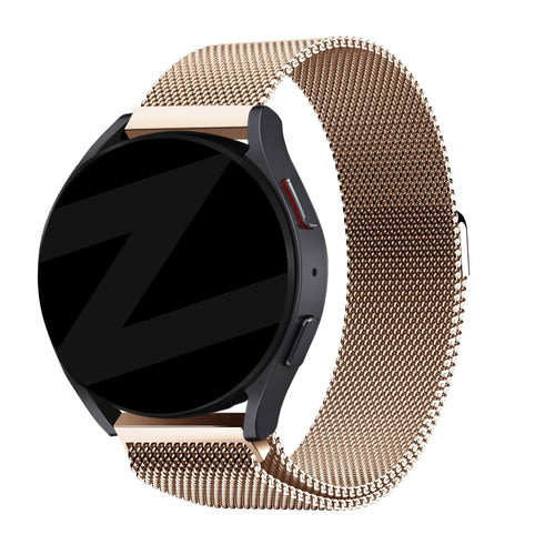 Bandz Bracelet milanais loop Coros Pace 2 (rose/doré)