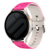 Bracelet silicone 'Fleur' Amazfit GTS 4 (rose vif /lumiere stellaire)