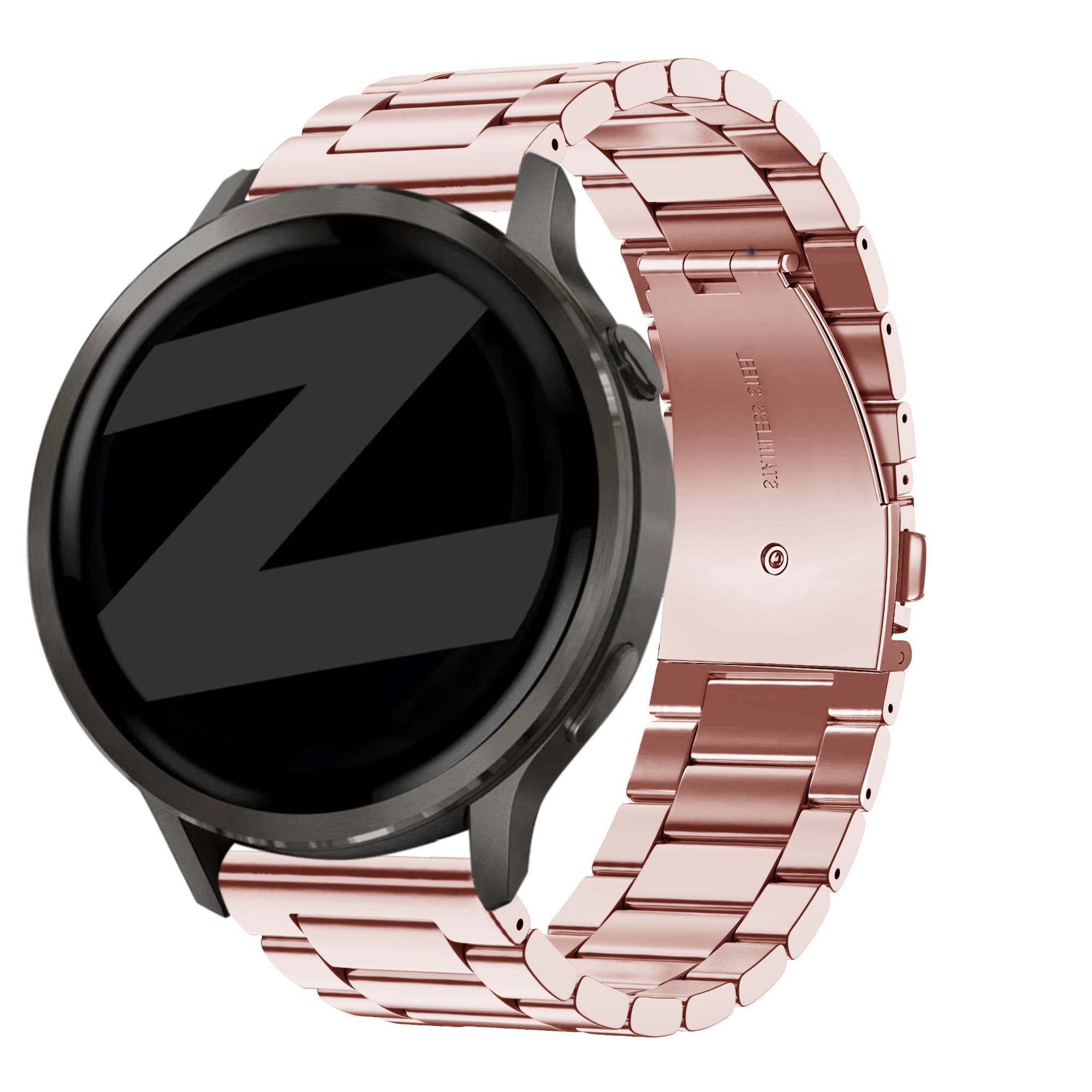 Bandz Bracelet acier 'Classic' Garmin Bounce 2 (rose)