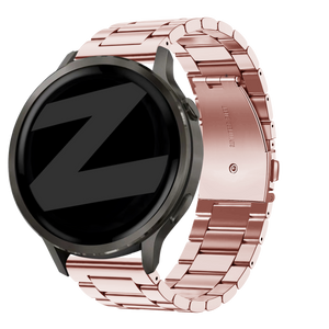 Bandz Bracelet acier 'Classic' Garmin Approach S12 (rose)
