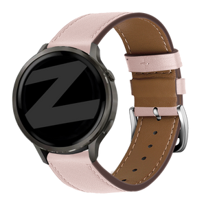 Bandz Bracelet cuir 'Deluxe' Garmin Vivomove 3s (rose)