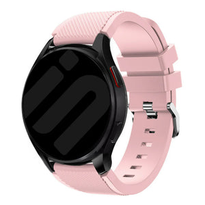Bracelet silicone sergé Amazfit Bip 5 (rose)