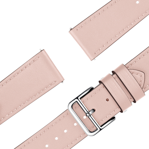 Bandz Bracelet cuir 'Deluxe' Garmin Venu 2s (rose)