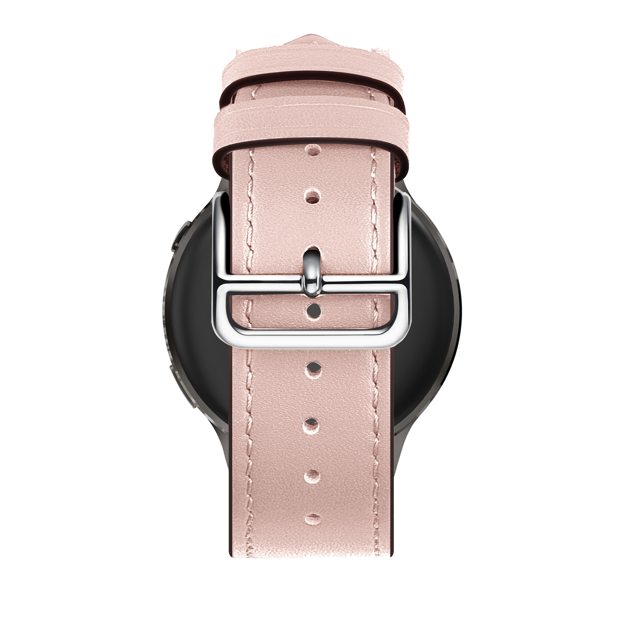 Bandz Bracelet cuir 'Deluxe' Garmin Vivomove 3s (rose)