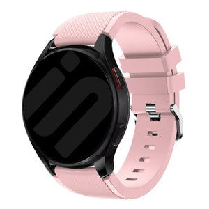 Bracelet silicone sergé Amazfit GTR Mini (rose)
