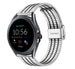 Fossil Gen 5e 44mm Fine Steel Strap (Silver/Black)