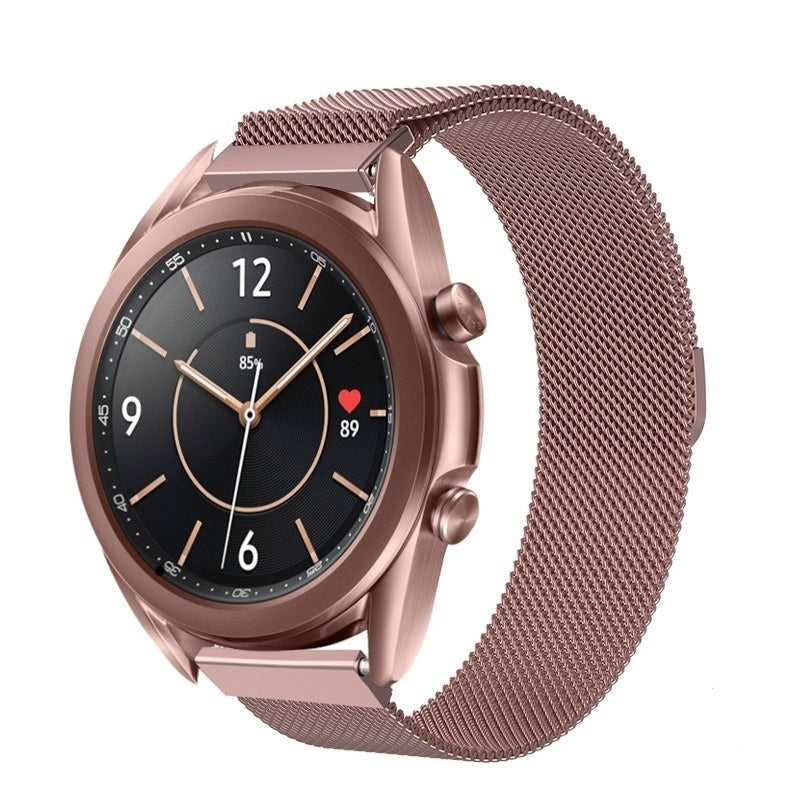 Montre Connectée Bracelet Montre Galaxy Watch Bracelet Nylon Samsung Galaxy Fit Rose