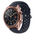 Bracelet silicone avec trous Samsung Galaxy Watch 3 41mm (bleu foncé)