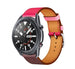 Samsung Galaxy Watch 3 45mm Leather Strap (Bright Pink/Red Brown)