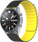 Bracelet silicone magnétique Samsung Galaxy Watch 3 45mm (noir/jaune)