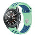 Bracelet sport Samsung Galaxy Watch 3 45mm (aqua/ bleu)