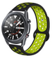 Bracelet sport Samsung Galaxy Watch 3 45mm (noir/jaune)
