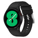 Samsung Galaxy Watch 4 40mm Silicone Strap Perfect Fit (Black)