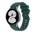 Bracelet silicone Samsung Galaxy Watch 4 - 44mm (vert foncé)
