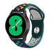 Bracelet sport Samsung Galaxy Watch 4 44mm (vert pin/multicolore)
