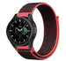 Bracelet nylon Samsung Galaxy Watch 4 Classic 42mm (noir/rouge)