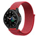 Bracelet nylon Samsung Galaxy Watch 4 Classic 46mm (rouge)
