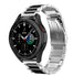 Bracelet acier Samsung Galaxy Watch 4 Classic (argent/noir)