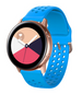 Bracelet silicone avec trous Samsung Galaxy Watch 42mm (bleu clair)