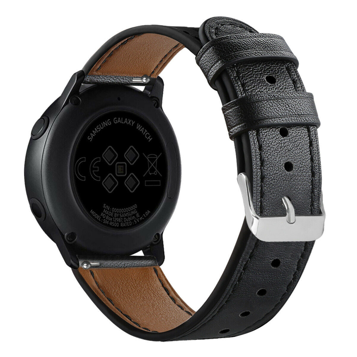 Samsung Galaxy Watch Classic 47mm Leather Strap (Modern Black)