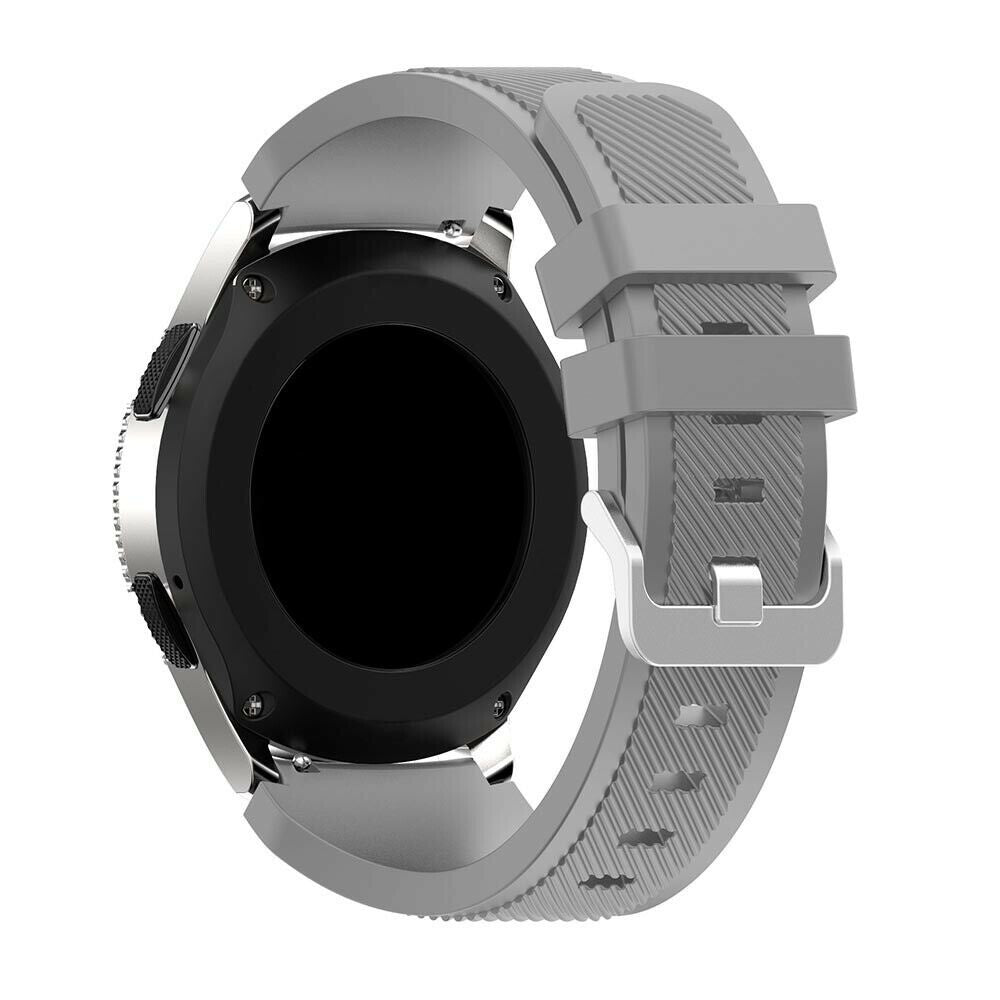 Bracelet silicone sergé Suunto 9 Peak (gris)