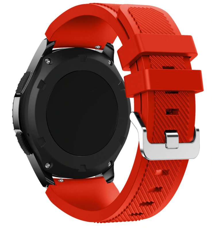 Bracelet silicone sergé Suunto Run (rouge)