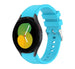 Samsung Galaxy Watch 5 40mm Silicone Strap Perfect Fit (Light Blue)