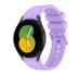 Samsung Galaxy Watch 5 40mm Silicone Strap Perfect Fit (Purple)