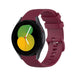 Bracelet silicone luxe Samsung Galaxy Watch 5 - 40mm (rouge foncé)