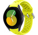 Bracelet silicone avec trous Galaxy Watch 5 - 40mm (jaune)