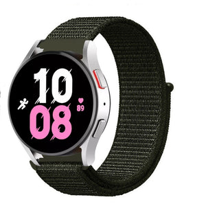 samsung-galaxy-watch-5-nylon-armband-dunkelgruen