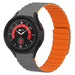 Bracelet silicone magnétique Galaxy Watch 5 Pro (gris/orange)