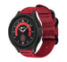 Bracelet nylon boucle Samsung Galaxy Watch 5 Pro (rouge)