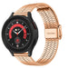 Bracelet acier inoxydable Samsung Galaxy Watch 5 Pro (or rose)