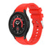 Bracelet Samsung Galaxy Watch 5 Pro silicone (rouge vif)