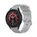 Bracelet silicone luxe Samsung Galaxy Watch 5 Pro (gris)