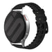 Fossil Gen 5 Silicone/Leather Strap (Black)