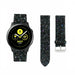 Samsung Galaxy Watch Active Leather Glitter Strap (Black)