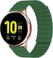 Bracelet silicone magnétique Samsung Galaxy Watch Active (vert)