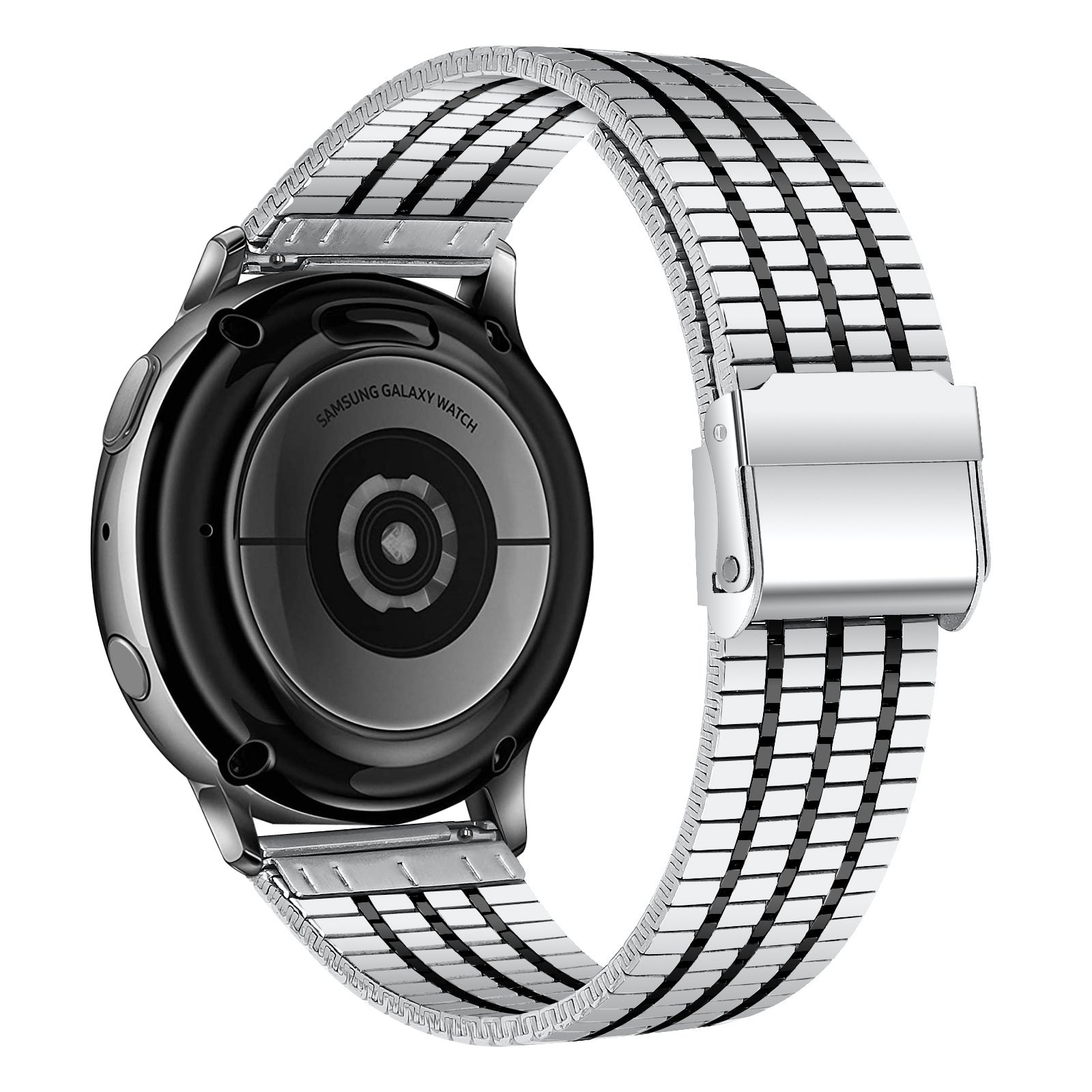 Bracelet acier fine Withings Steel HR - 40mm (argent/noir)